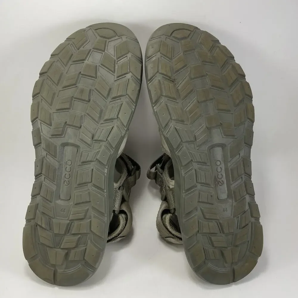ECCO Exowrap 3 Strap Sport Sandal Active Phorene Mens Size 10-10.5/44 Taupe